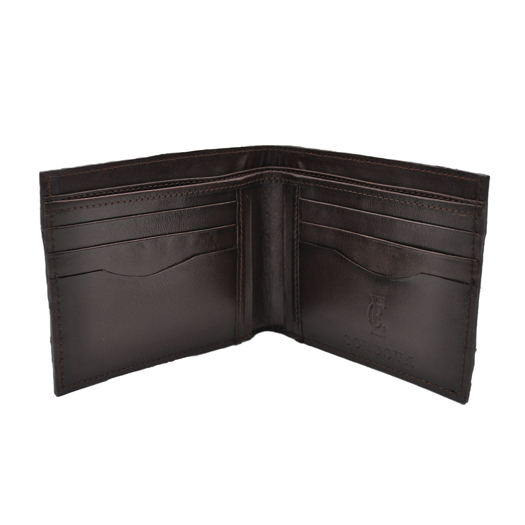 E.C. Men's Snake Brown Bifold Wallet