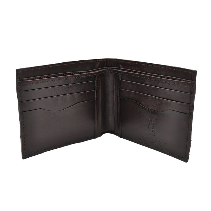 E.C. Men's Snake Brown Bifold Wallet